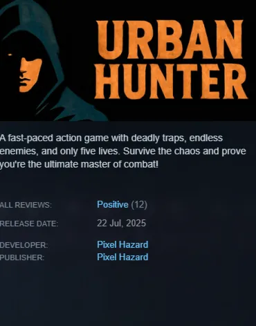 STEAM KEY - Urban Hunter - [РФ + REGION FREE/GLOBAL] - Автодоставка