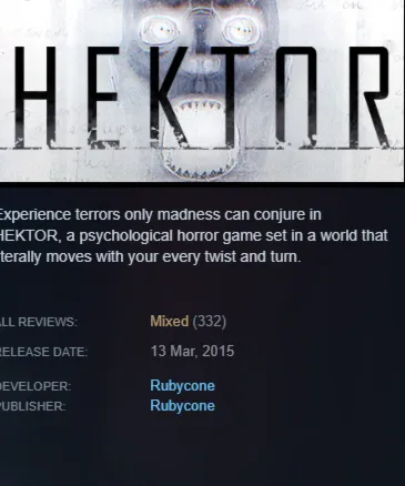 STEAM KEY - Hektor - [РФ + REGION FREE/GLOBAL] - Автодоставка