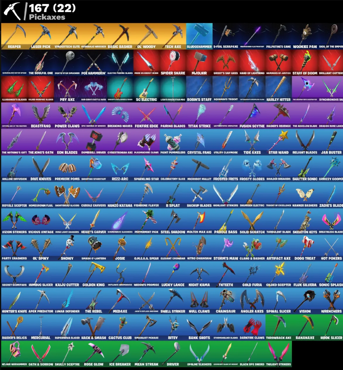 FN OG STW Deluxe Edition (ВСЕ ПЛАТФОРМЫ) | 107 скинов (21 платный) | Полный доступ