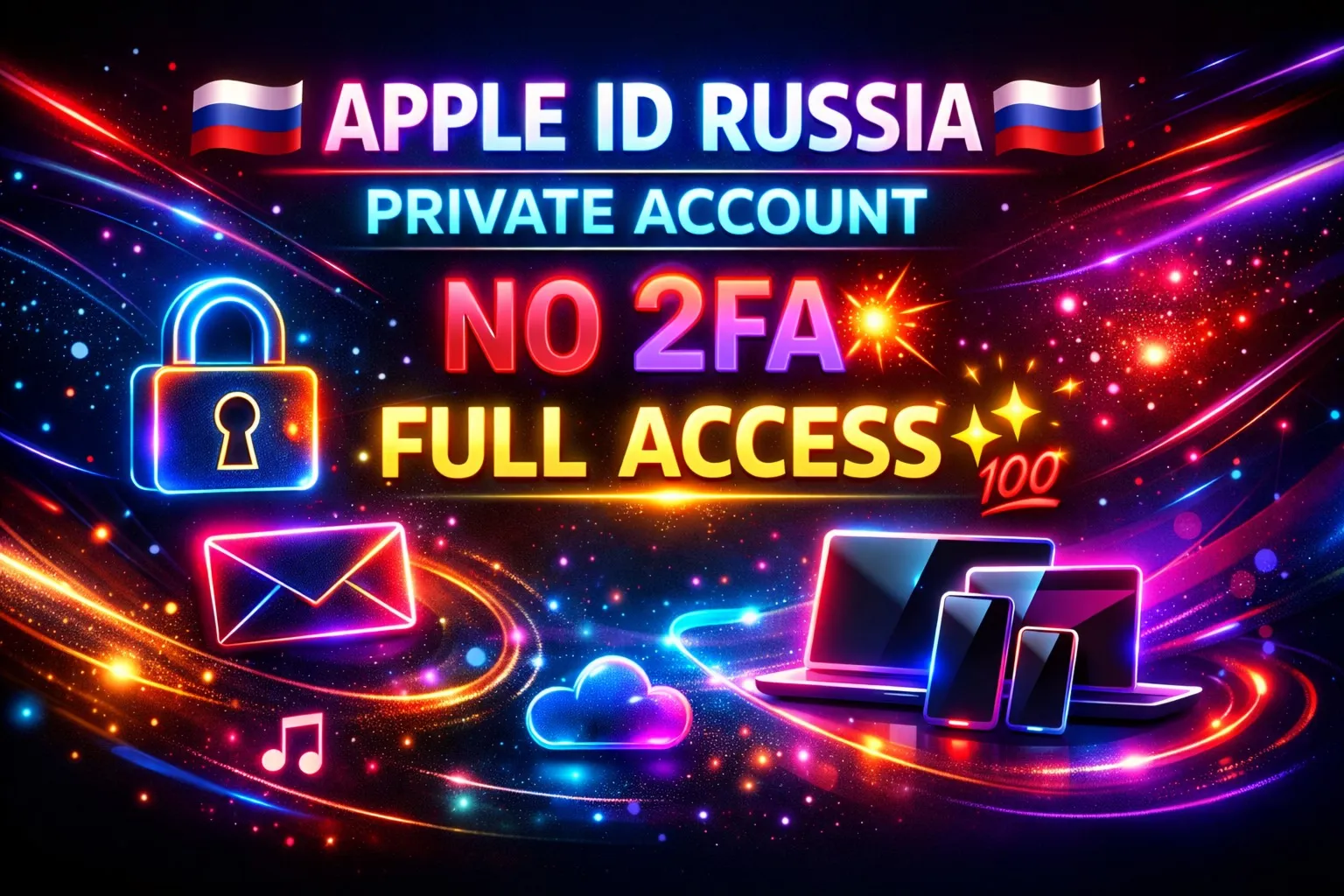 Apple ID россия | Личный аккаунт No 2FA Полный доступ - irongamers.ru