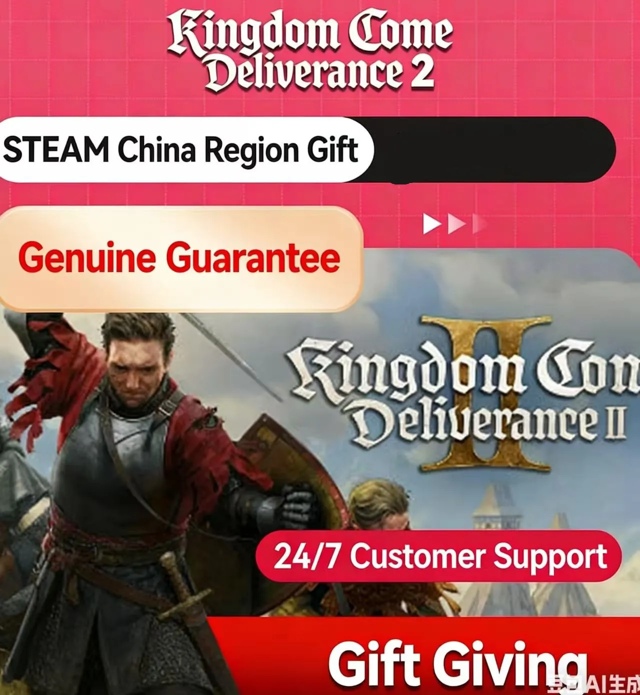 Официальный релиз Steam | Kingdom Come: Deliverance 2 Royal Edition | Подарок | Китай - irongamers.ru