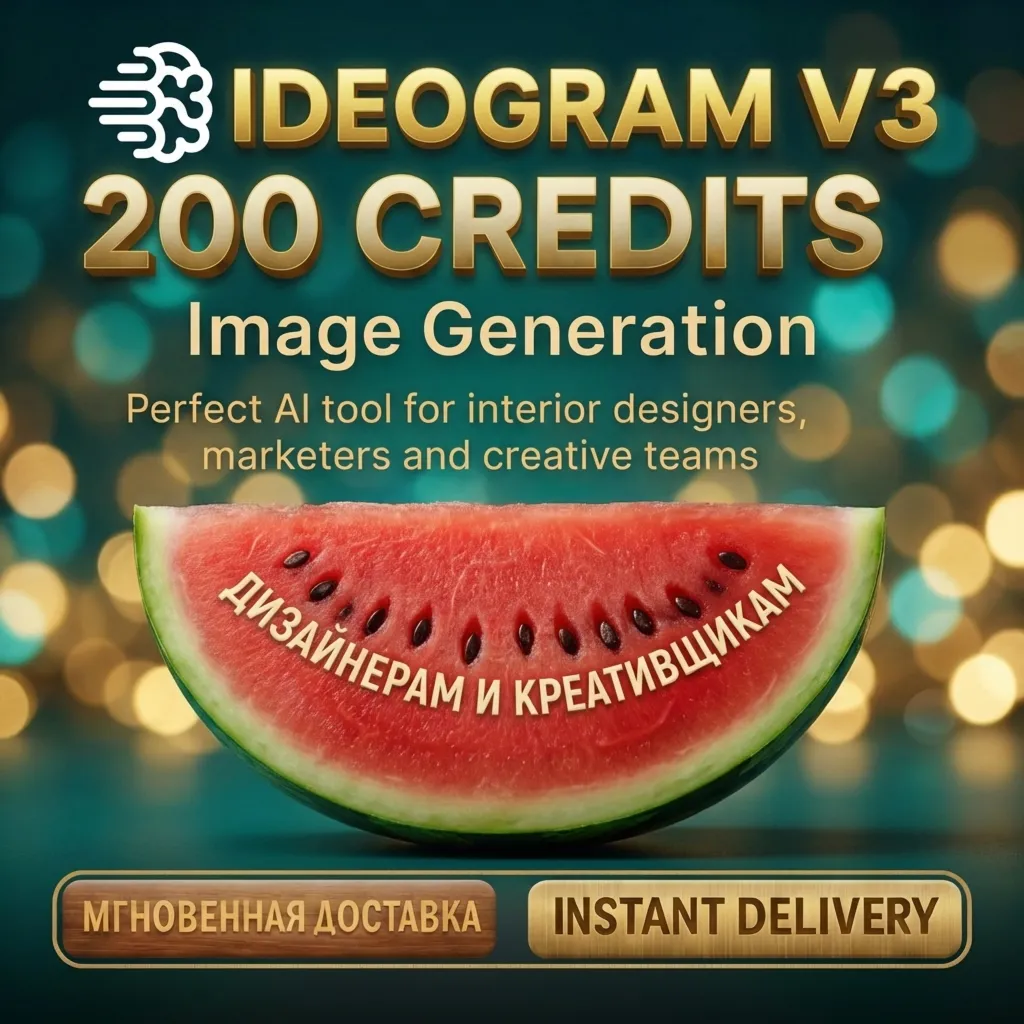 Ideogram V3 | Character — 200 Кредитов для генерации изображений - irongamers.ru