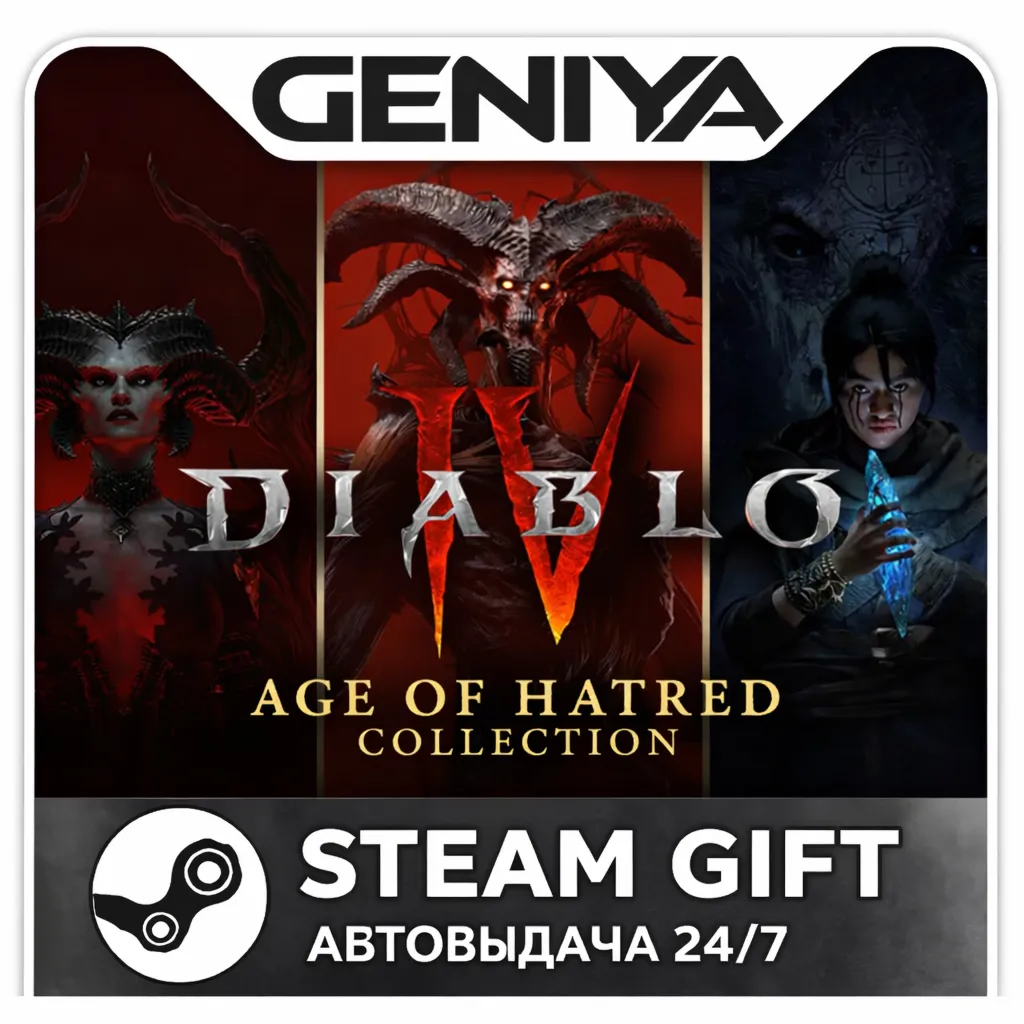 Diablo® IV - Age of Hatred STEAM RU · АВТО 24/7 Украина, Казахстан, Россия, Турция - irongamers.ru