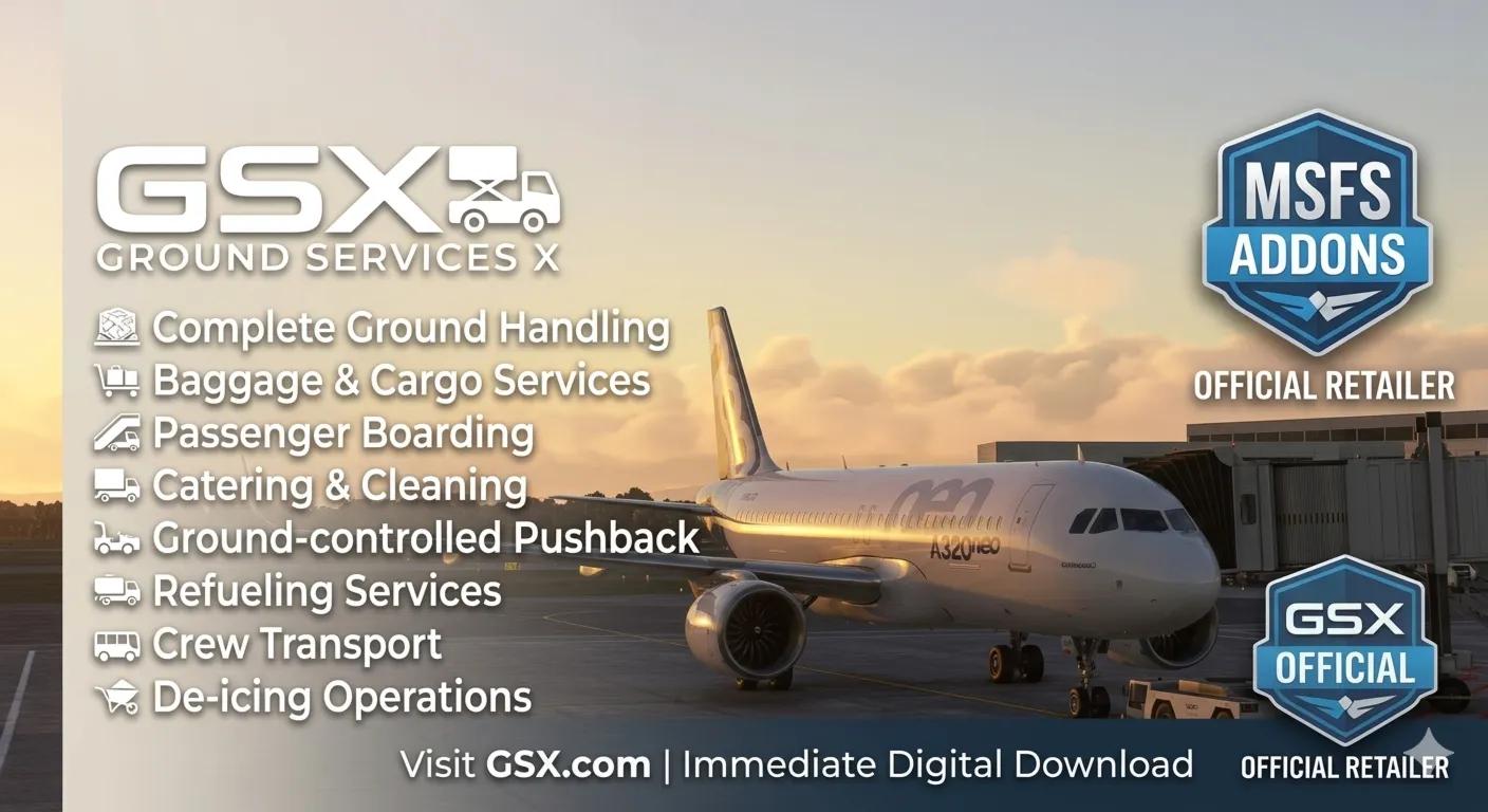 GSX GROUND SERVICES PRO MSFS24/20