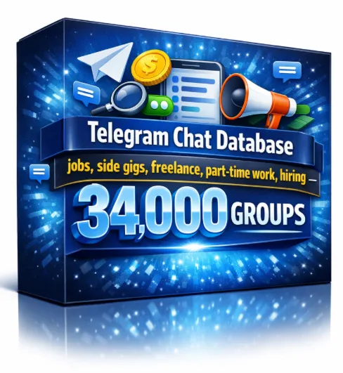 База чатов телеграмм ,тема- работа, шабашка, халтура, подработка, вакансии- 49000 шт