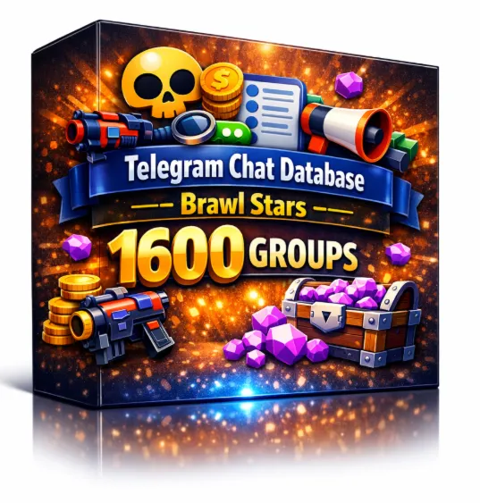 База чатов телеграмм , тема- Brawl Stars - 1600 ЧАТОВ