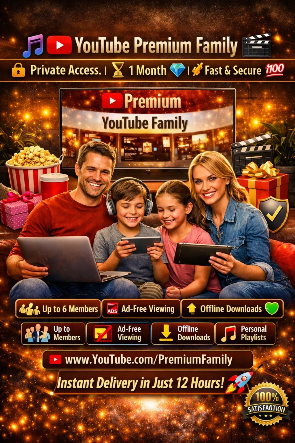 YouTube Premium Family | Приватный доступ | ⏳ 1 месяц | Быстро - irongamers.ru
