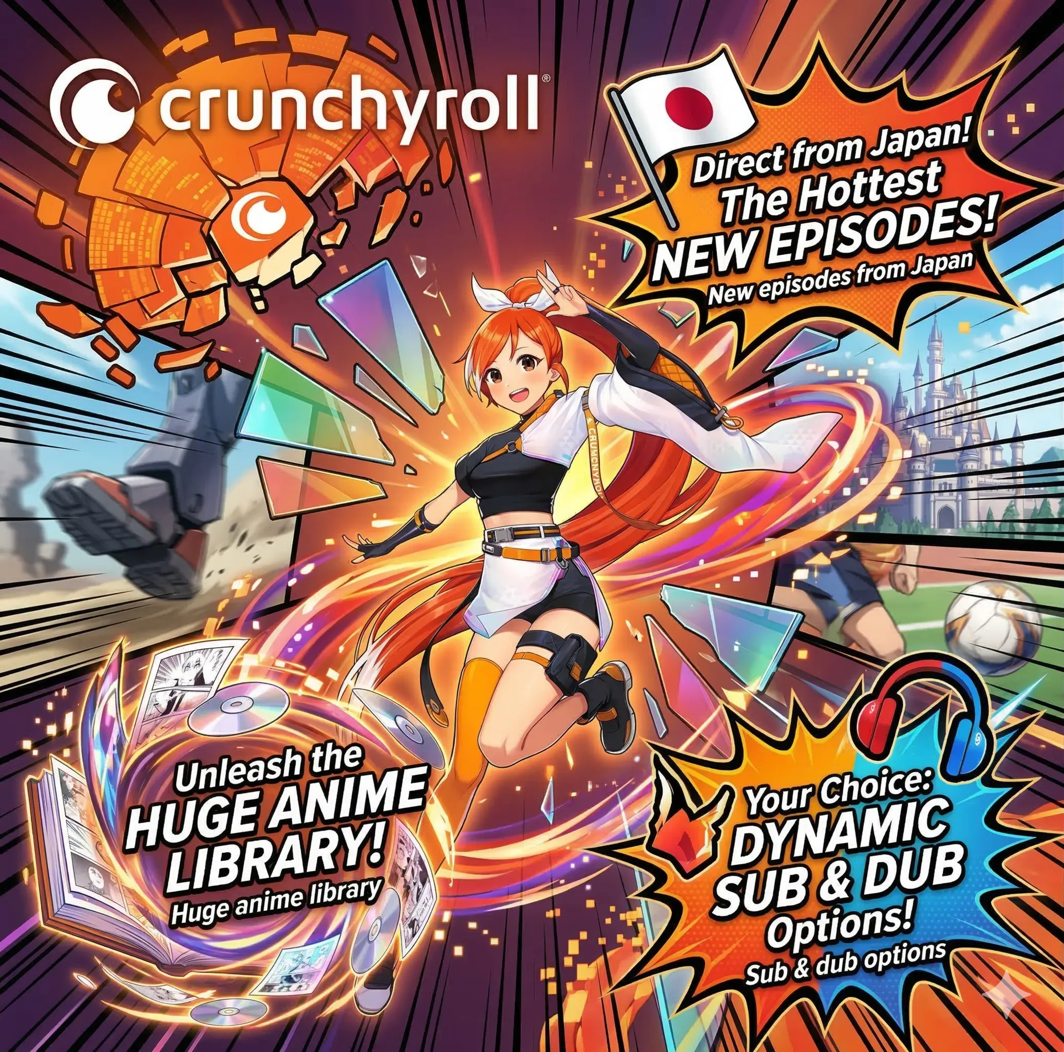 Crunchyroll Premium|Для фанатов и мегафанов |1–12месяцев|Ваш аккаунт|Аниме без реклам