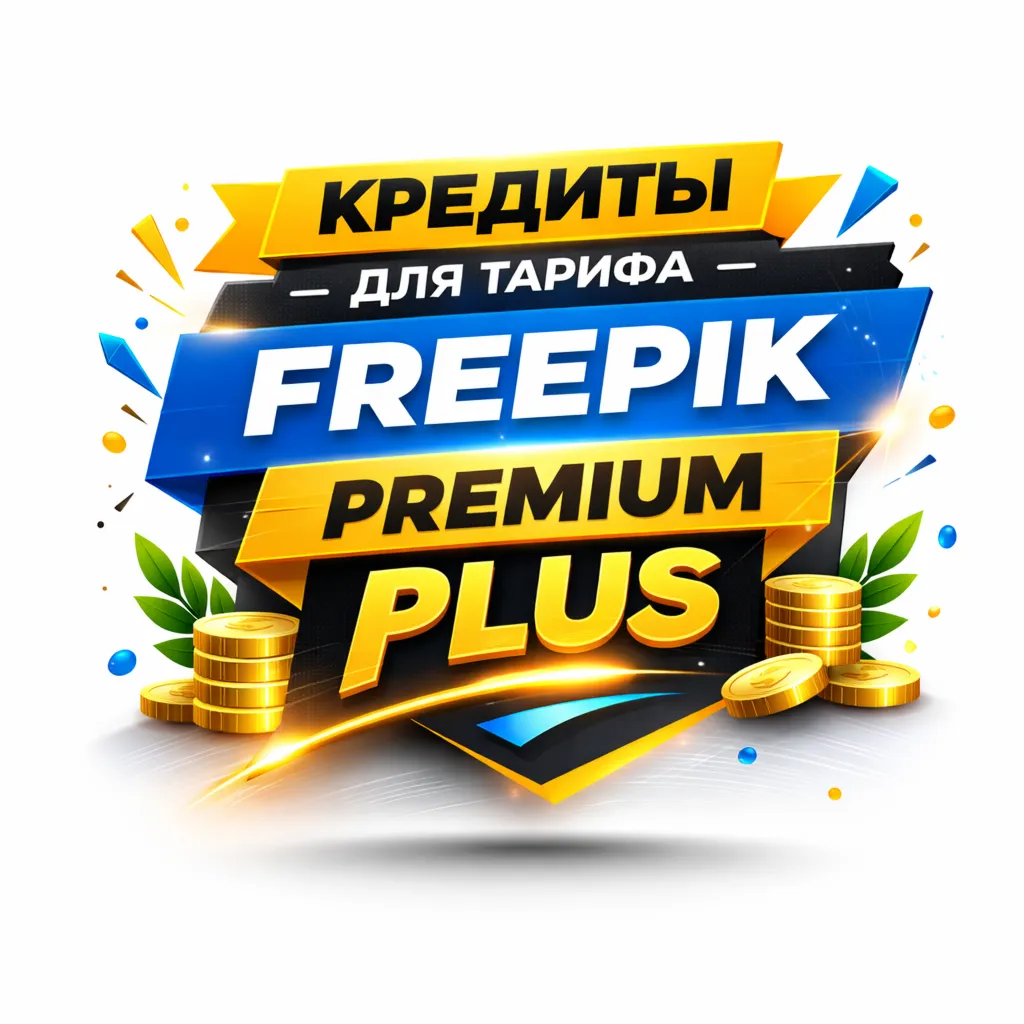 Freepik/Magnific КРЕДИТЫ для Premium+