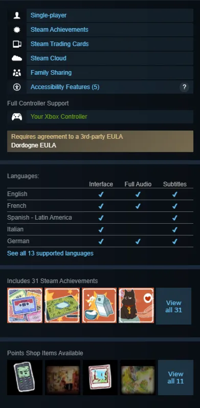 STEAM KEY - Dordogne - [РФ + REGION FREE/GLOBAL] - Автодоставка