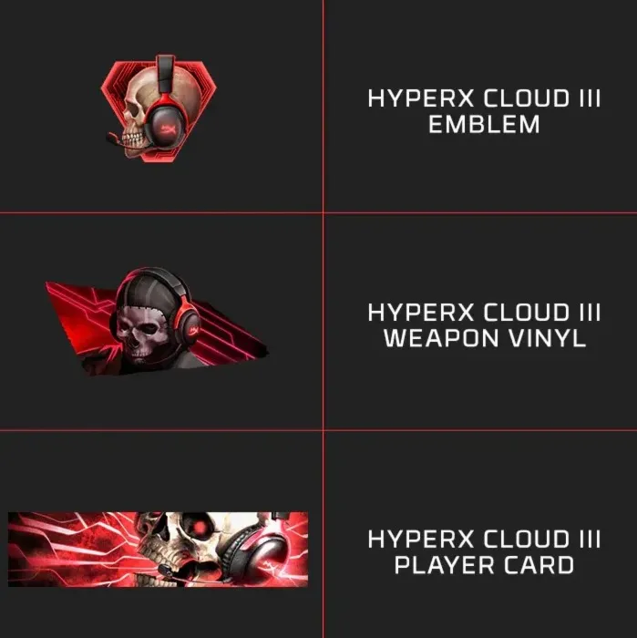 НАБОР HYPERX CoD MW 3 / Modern Warfare 3 / GLOBAL