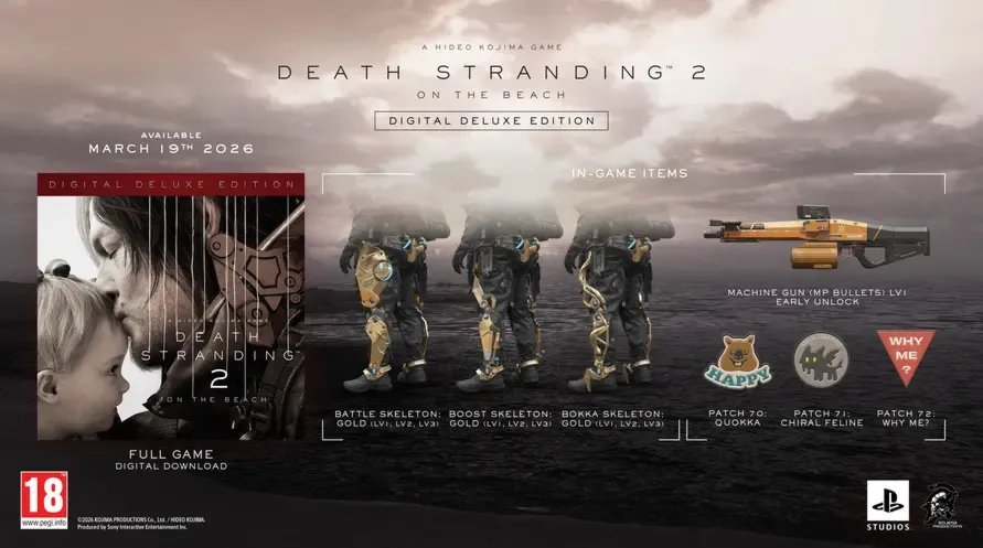 DEATH STRANDING 2: ON THE BEACH DIGITAL DELUXE EDITION | ВСЕ ДОПОЛНЕНИЯ | STEAM | ПК - irongamers.ru