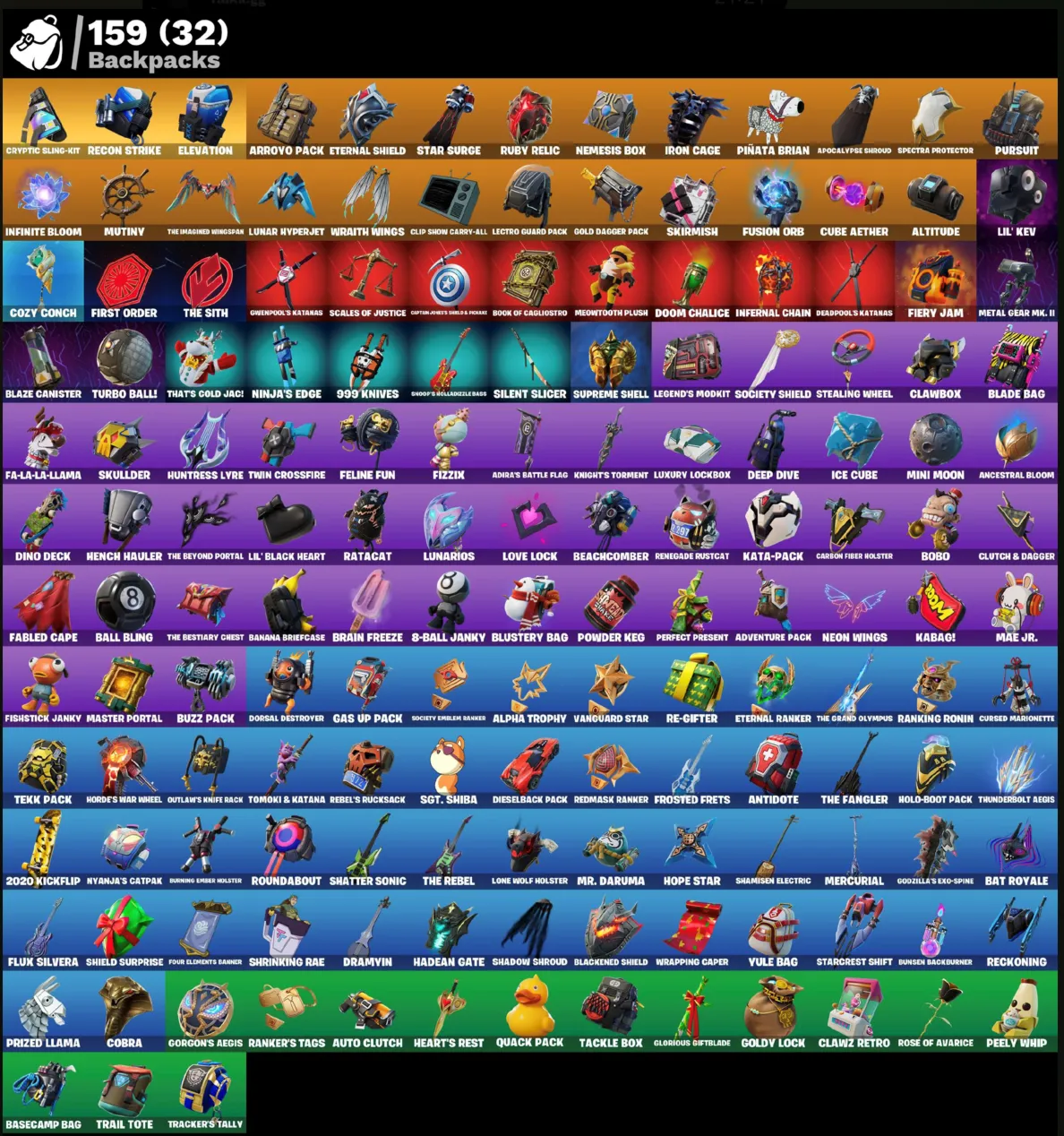 FN OG STW (ALL PLATFORMS) • 100 skins