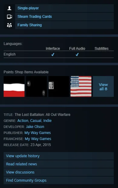 STEAM KEY - The Lost Battalion: All Out Warfare - [РФ + REGION FREE/GLOBAL] - Автодос
