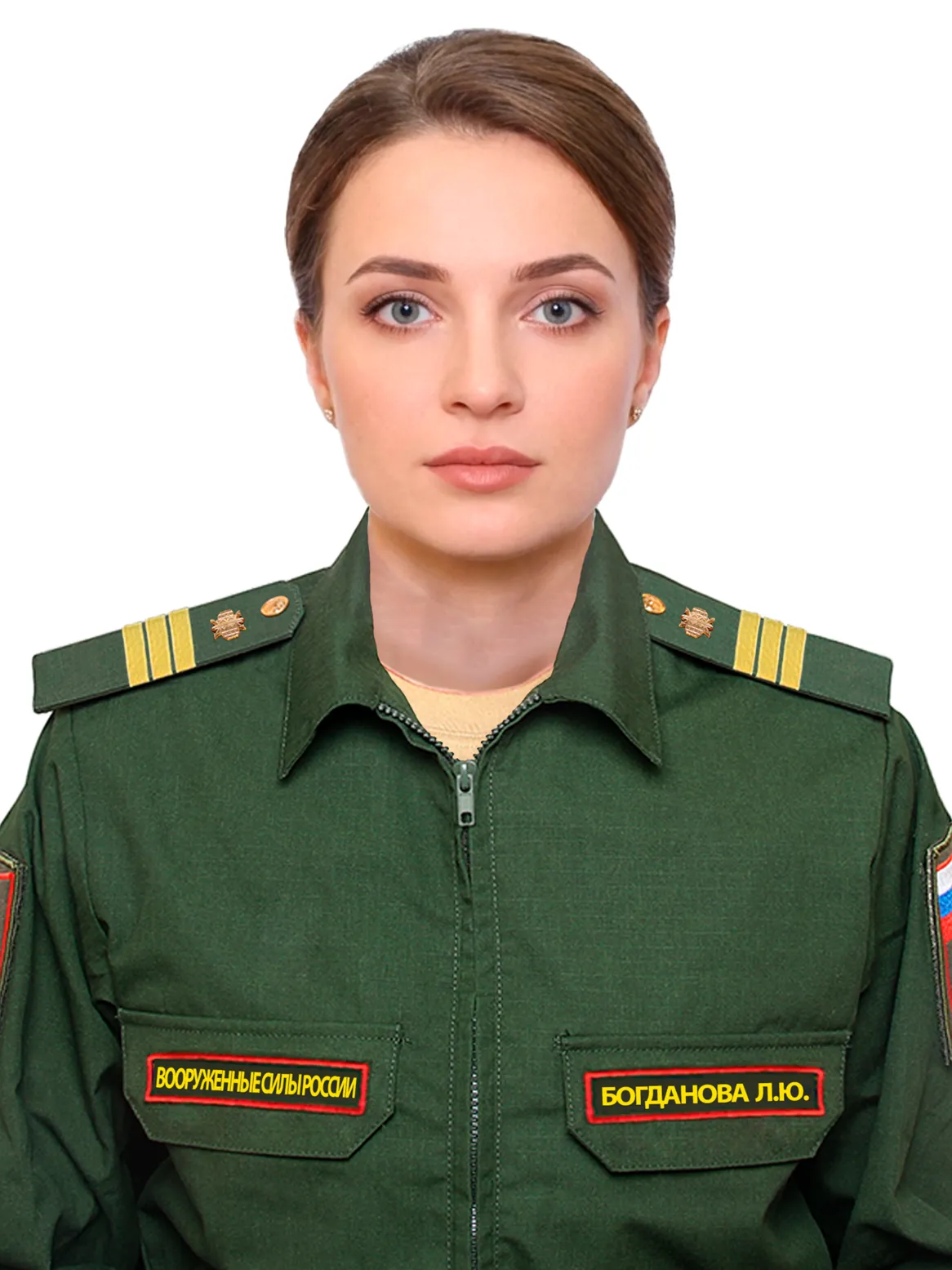 Конструктор женской офисной формы ВС РФ для Photoshop (PSD) - 3 в 1 (Женский вариант)