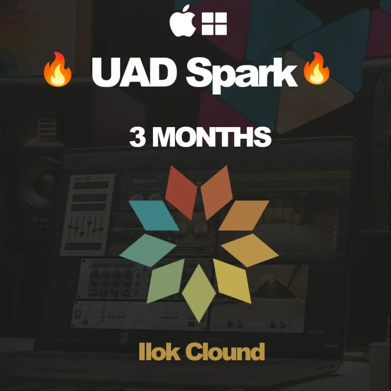 ⚫ ️ UAD Spark 🔥  3 months ✅ ilok Clound🔥 