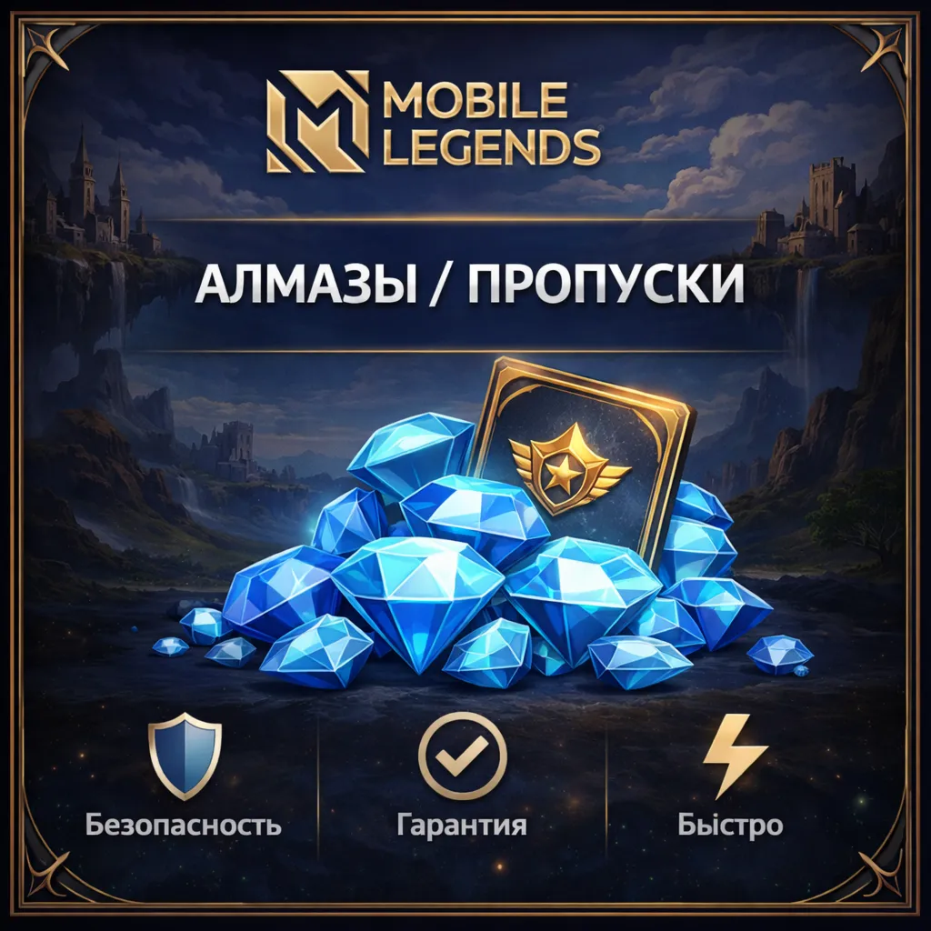 ⏺ АВТО 24/7 | Mobile Legends RU | Быстрое пополнение - irongamers.ru