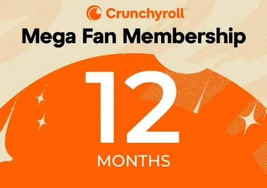 Crunchyroll Premium Mega Fan Подписка на 12 месяцев