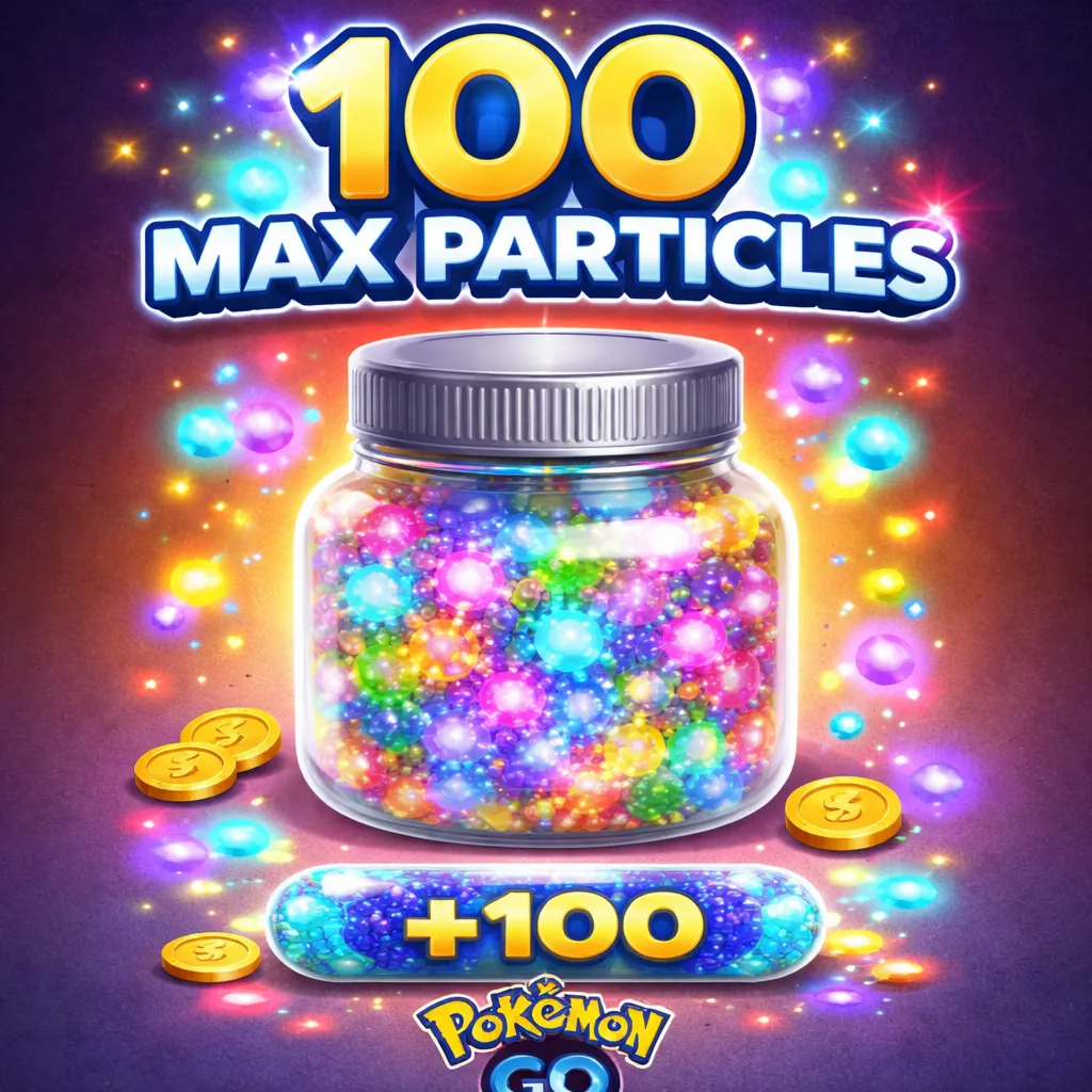 Pokemon Go 100 Max Particles Ключ - глобальный