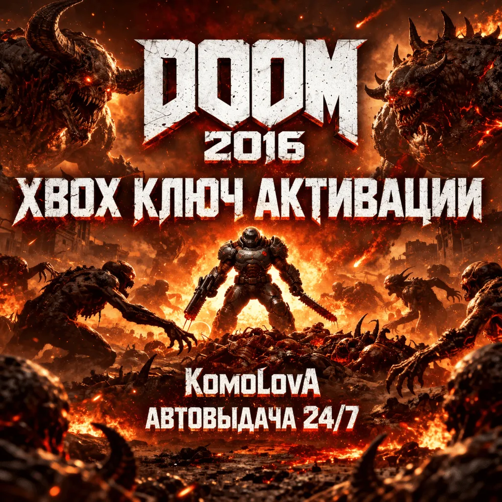 🌍 DOOM 2016 XBOX ONE / SERIES X|S КЛЮЧ 🔑 + GIFT 🎁 