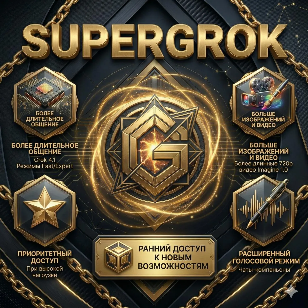 АВТОВЫДАЧА 24/7 | Grok xAI | SuperGrok 4.3 | ПОДПИСКА 1, 3, 6 МЕСЯЦЕВ | ГАРАНТИЯ