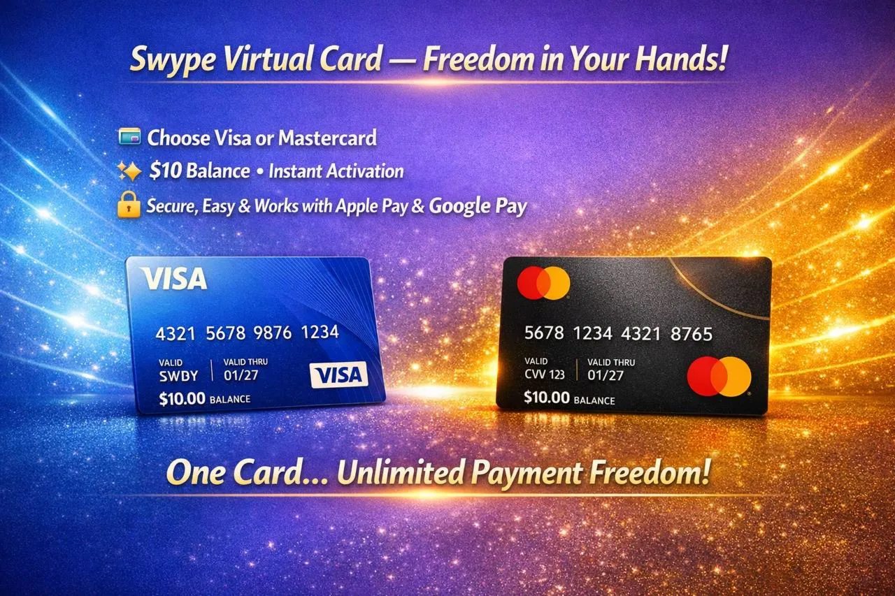 💳 Swype Цифровая карта | Баланс $10 🌍 | Быстро и безопасно | Действует 3 года 🛍 ️