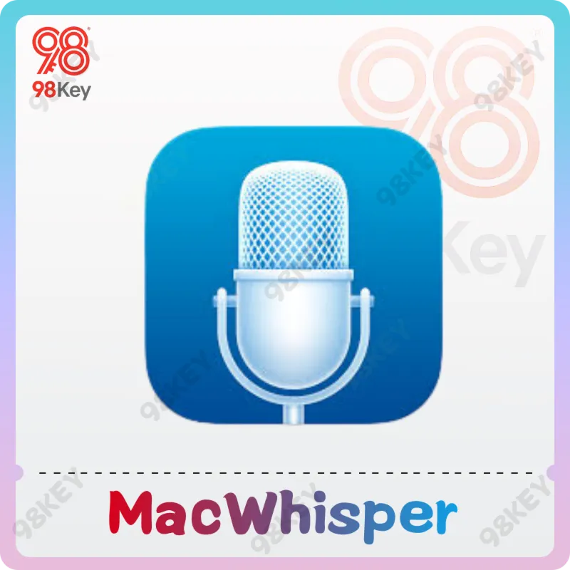 MacWhisper 1 Device / 3 Devices | ключ активации для Mac