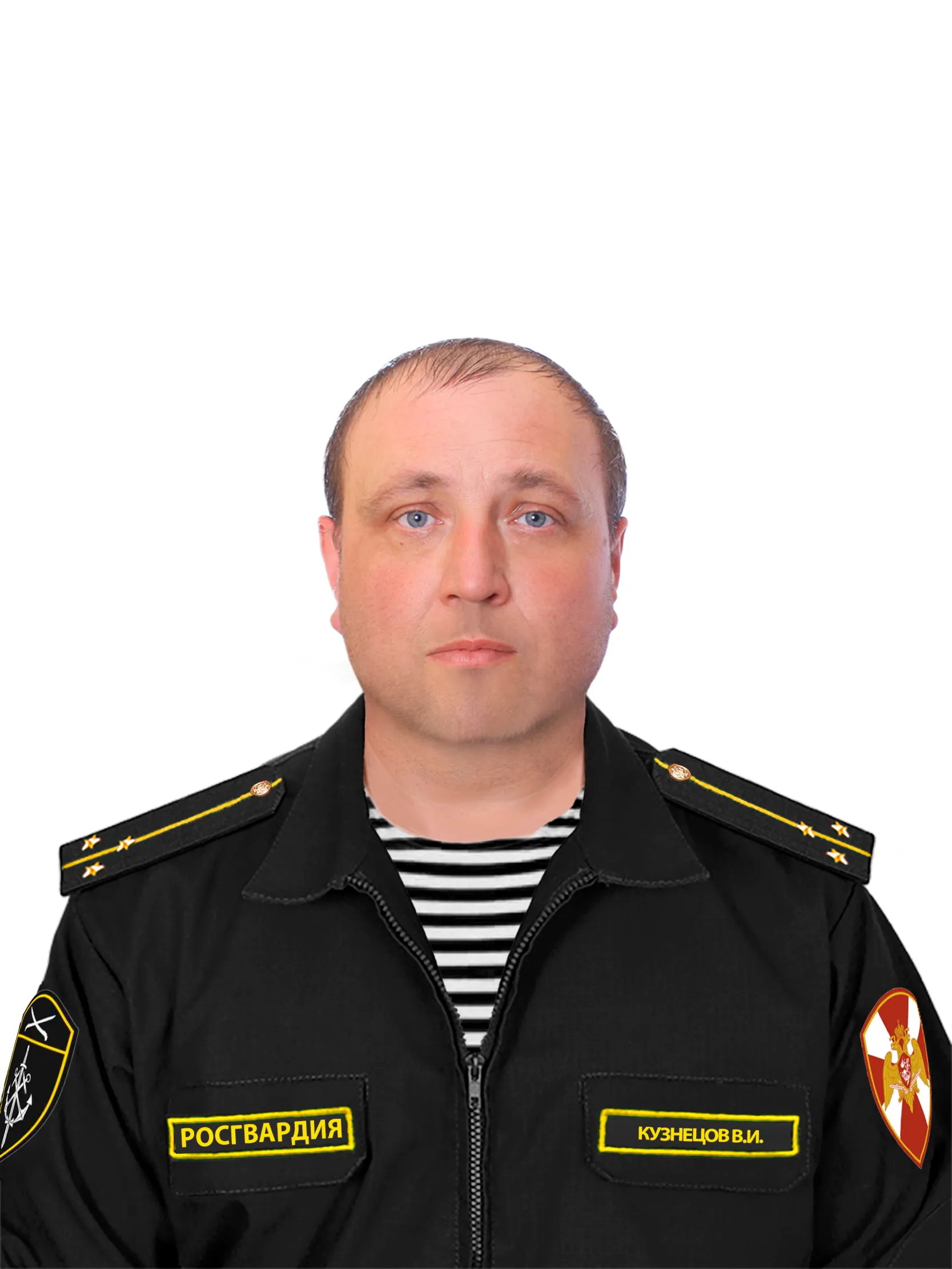 Конструктор офисной формы Росгвардии ВНГ РФ для Photoshop (PSD) 4 в 1 - (Мужская) - irongamers.ru