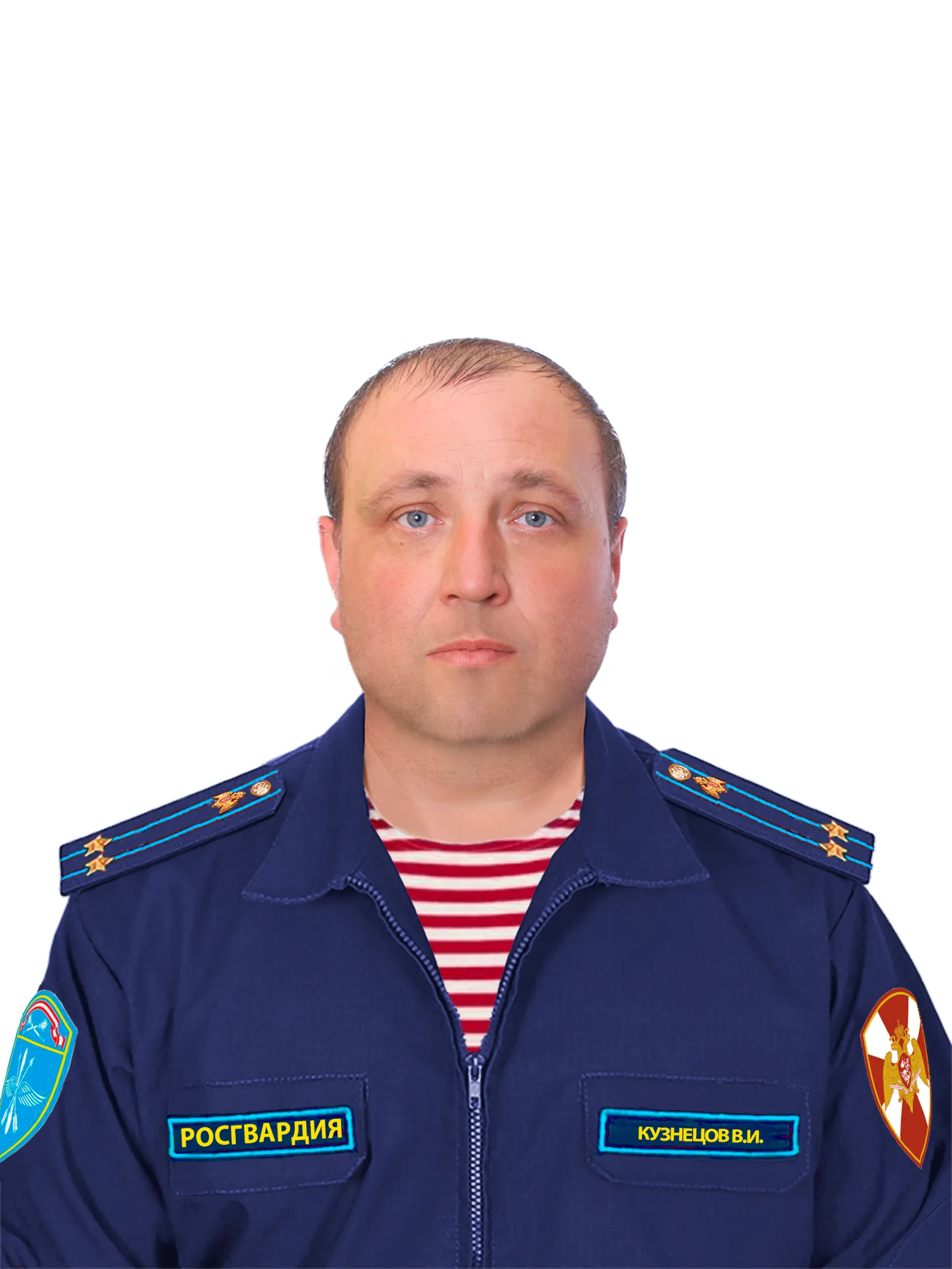 Конструктор офисной формы Росгвардии ВНГ РФ для Photoshop (PSD) 4 в 1 - (Мужская) - irongamers.ru