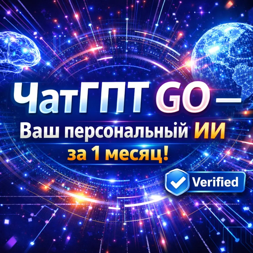 🧠 ЧатГПТ GO — 1 Месяц | Персональный Аккаунт | Официально