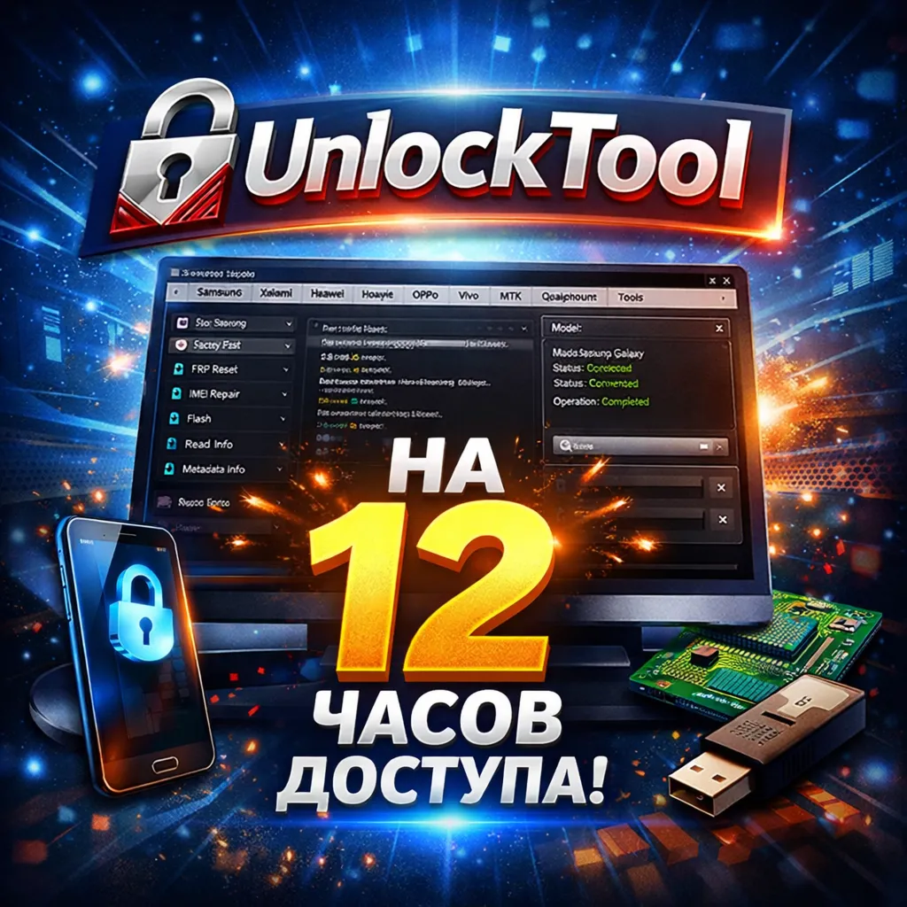 ★ Unlocktool ★ ★ ★ 12 часов ★ 