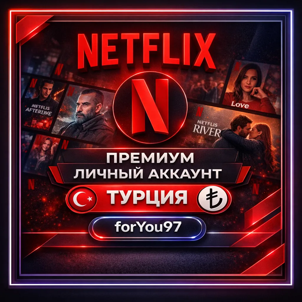 📕 NETFLIX PREMIUM✦ НА ЛИЧНЫЙ АККАУНТ✦ БЫСТРО
