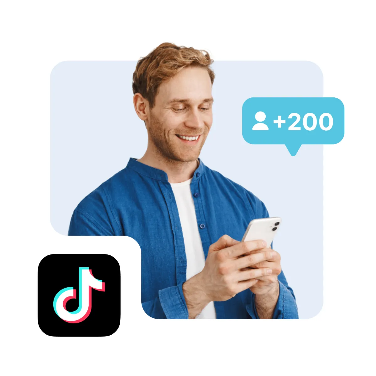 Накрутка 200 подписчиков в TikTok (ТикТок подписчики) - irongamers.ru