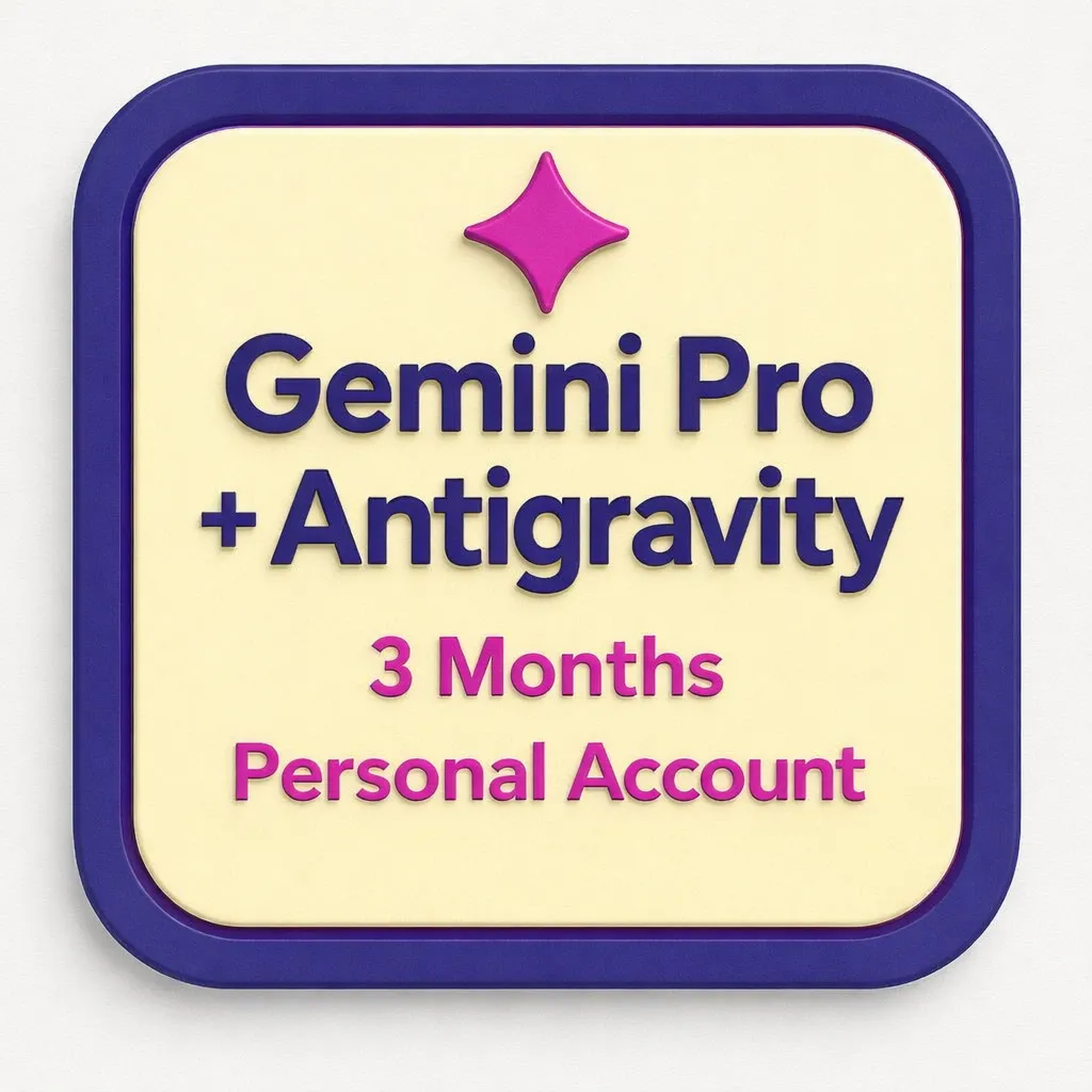 GEMINI Google AI Pro + Antigravity – 3 месяцев | Veo 3.1, Нано Банан,