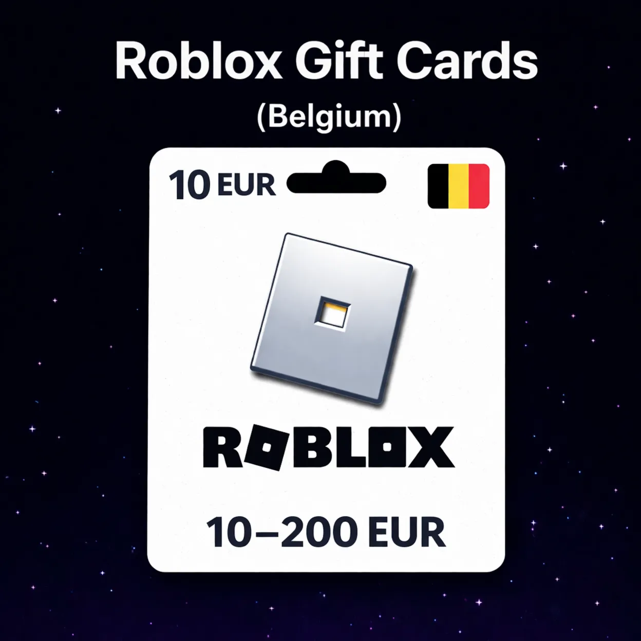 Roblox Gift Cards (Бельгия) 10–200 EUR | Коды пополнения - irongamers.ru