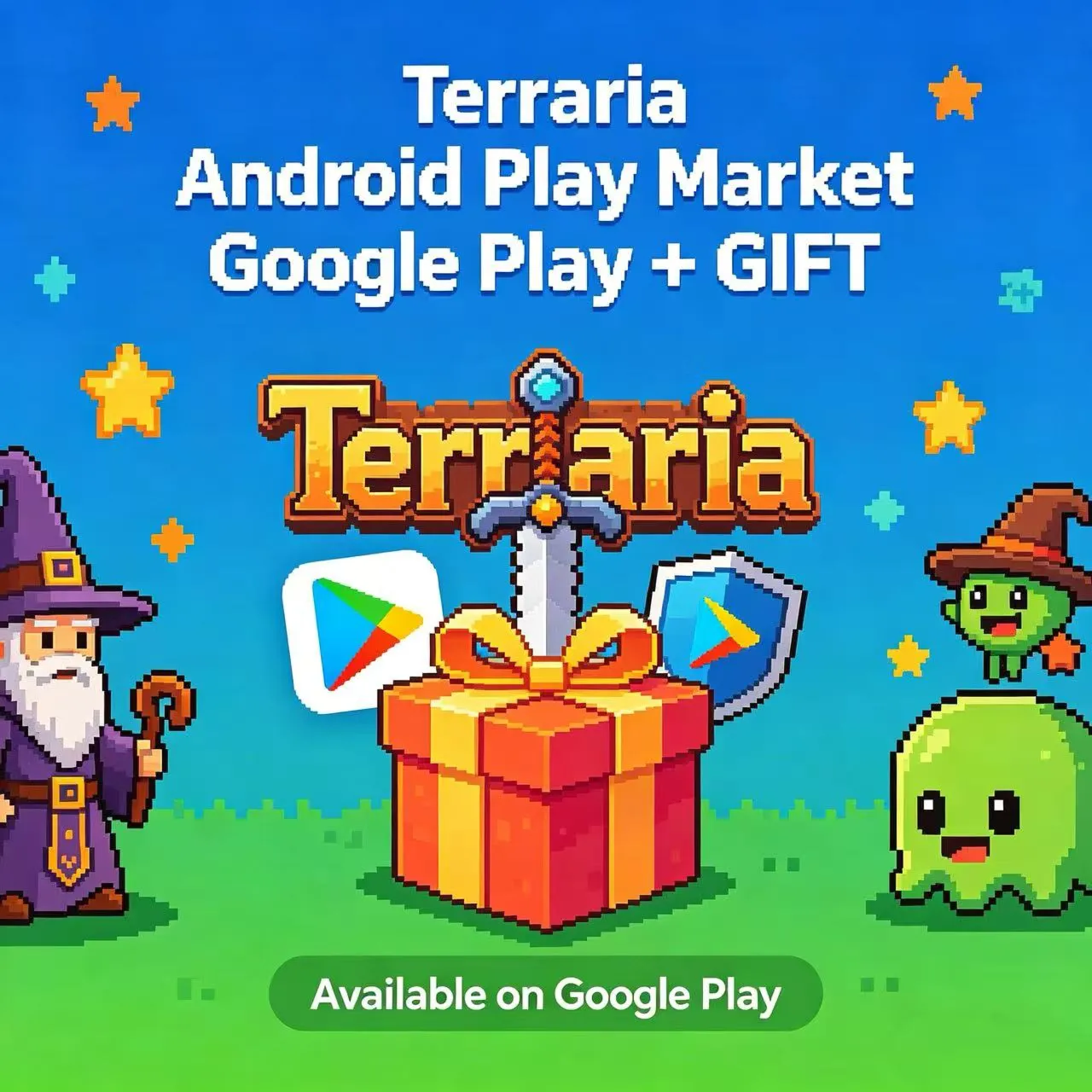 Terraria Android Play Market Google Play + ПОДАРОК