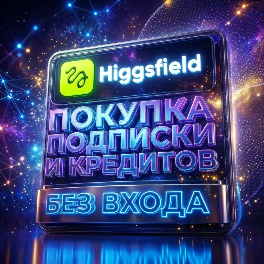HiGGsfield AI ПОДПИСКА И КРЕДИТЫ/БЕЗ ВХОДА НА ВАШ АККАУНТ [БЫСТРО] - irongamers.ru