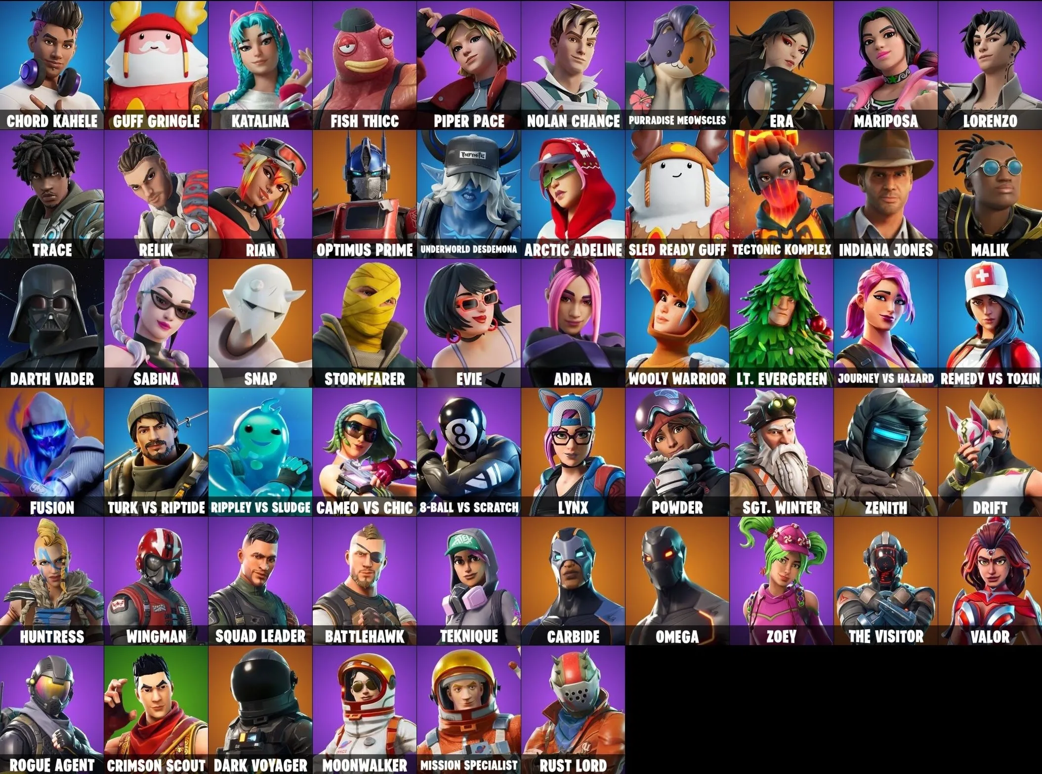 FORTNITE 57+ ОБЛИЦОВ АККАУНТ||OG MOONWALKER| |TAKE THE L| |ROGUE AGENT| +ПОЧТА - irongamers.ru