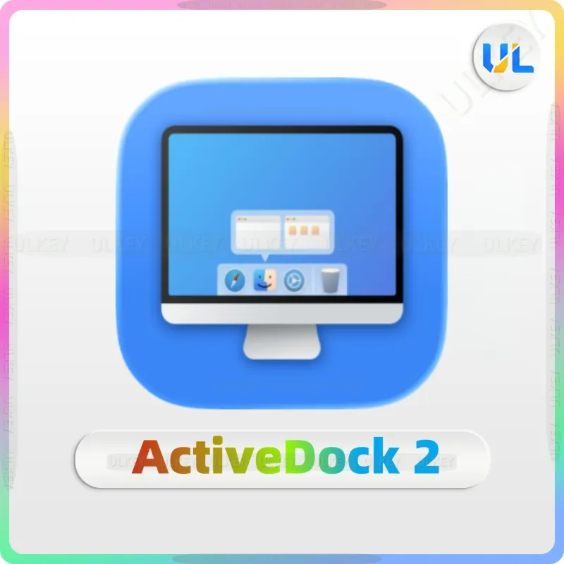 ActiveDock 2 лицензия | кастомный Dock для Mac | 1 Mac / 3 Macs