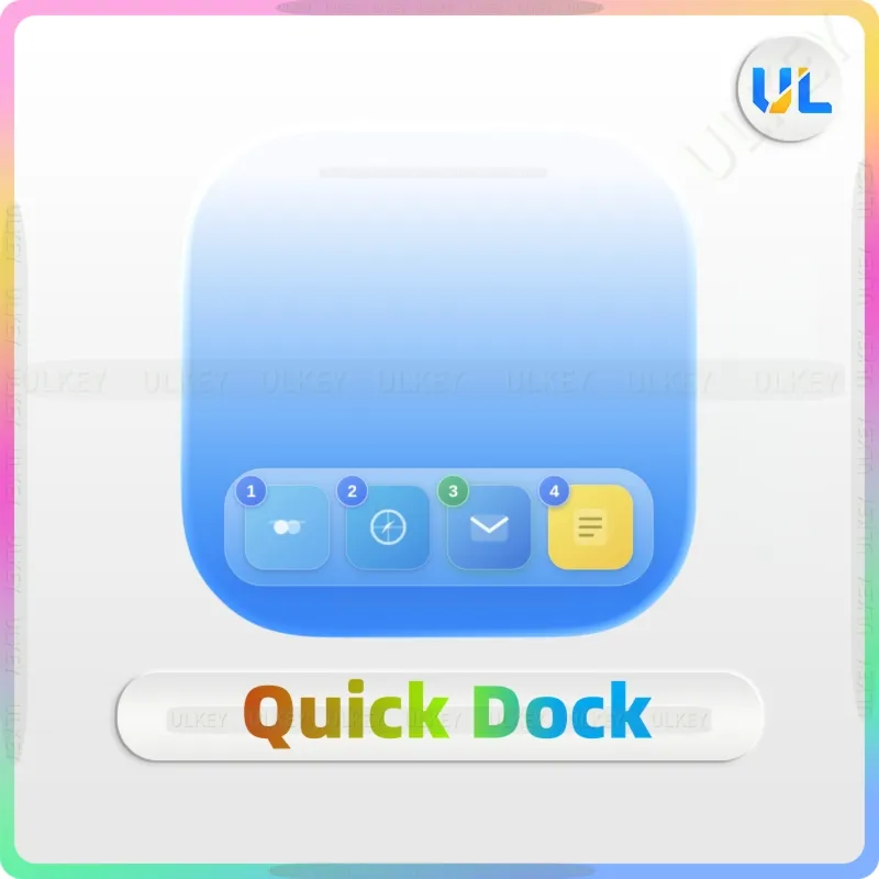 Quick Dock лицензия | переключение Dock с клавиатуры на Mac | Standard 1 Mac