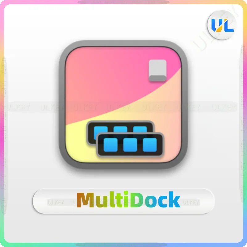 MultiDock лицензия | панели Dock для организации файлов и программ | 1 Mac / 2 Macs