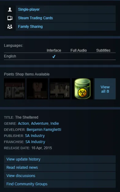 STEAM KEY - The Sheltered - [РФ + REGION FREE/GLOBAL] - Автодоставка