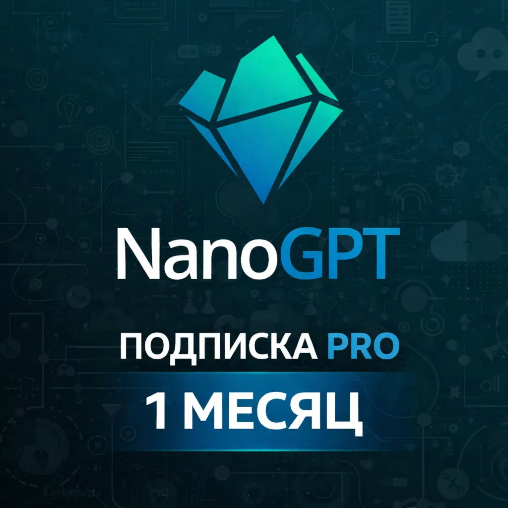 NANOGPT ПОДПИСКА - 1 МЕСЯЦ NANO GPT - irongamers.ru