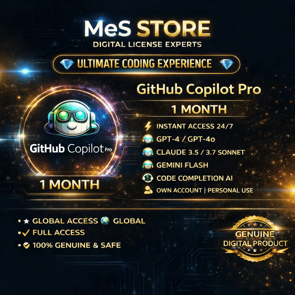 GitHub Copilot Pro / Pro+ 1 Month | Personal Account + Full Access  | Готовый Аккаунт