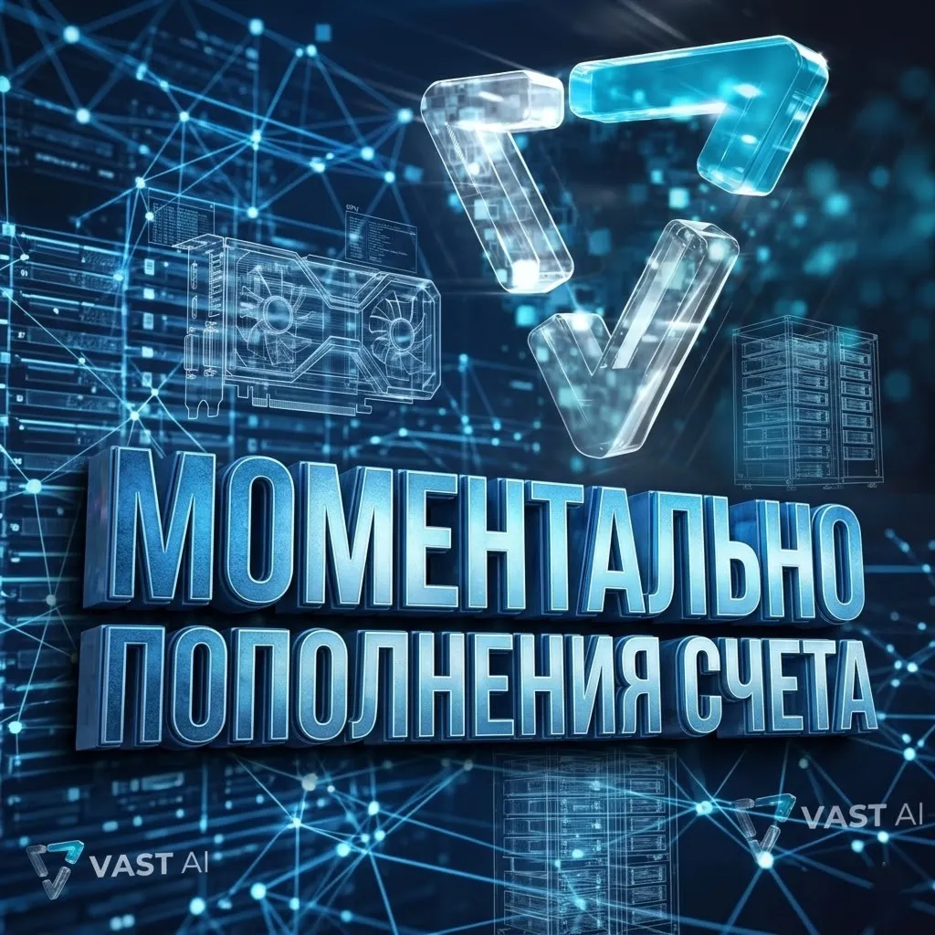 VAST AI | ПОПОЛНЕНИЕ БАЛАНСА | vast.ai | МОМЕНТАЛЬНО