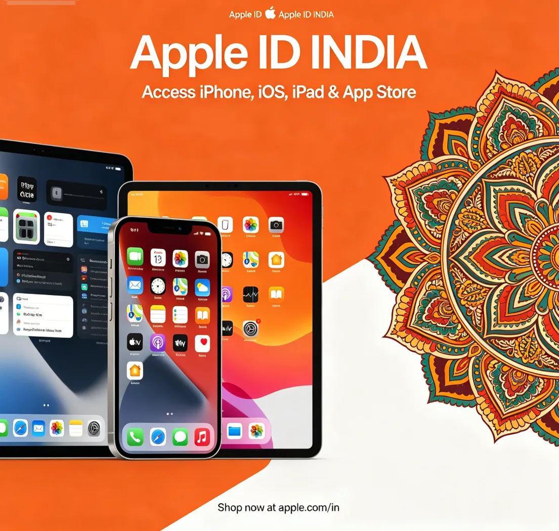 Учетная запись Apple ID в Индии. iPhone, iOS, iPad, Appstore.