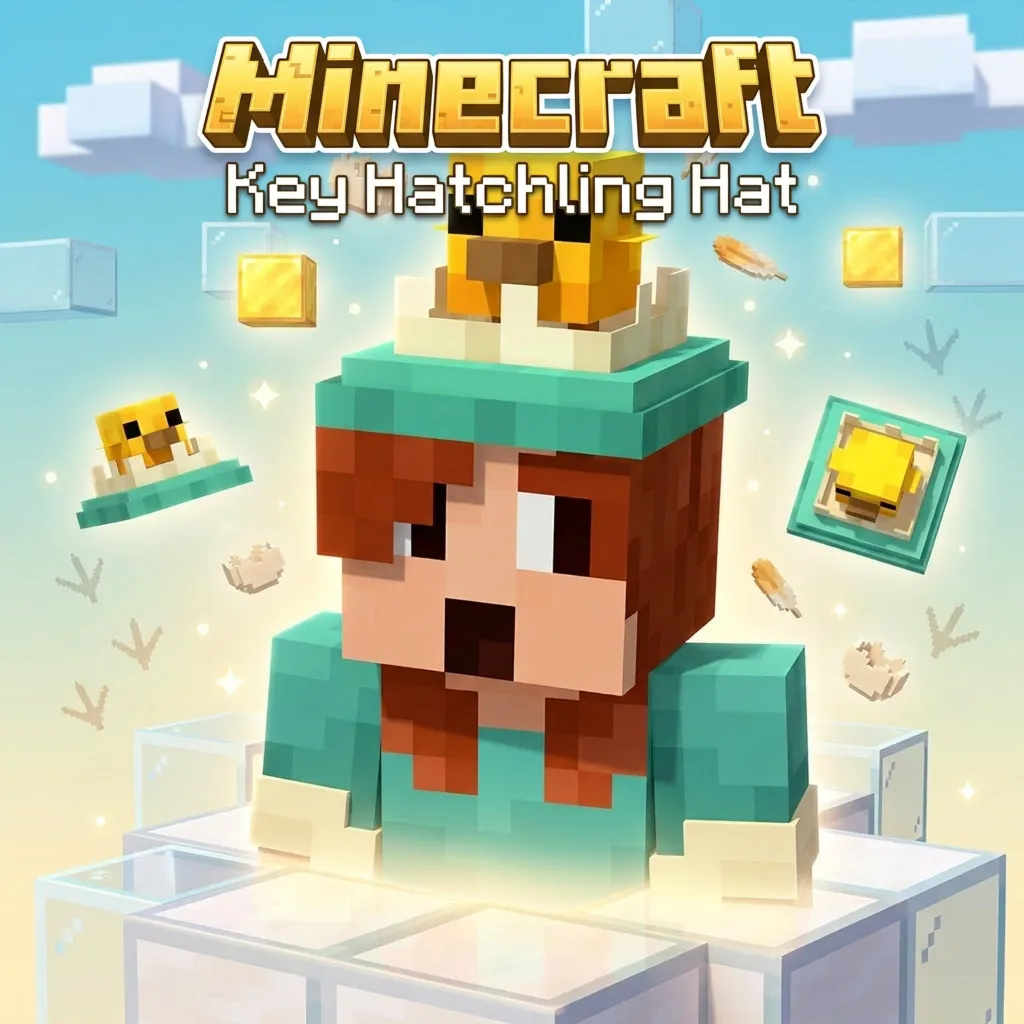 Майнкрафт скин Hatchling Hat | Твич Дропс | Region Free Key | Java/Bedrock
