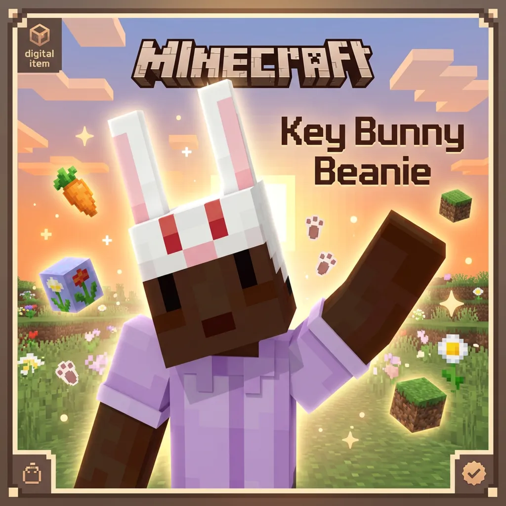 Майнкрафт скин Bunny Beanie | Твич Дропс | Region Free Key | Java/Bedrock - irongamers.ru