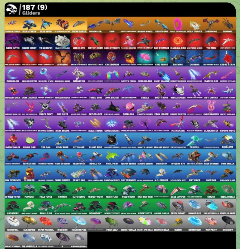 FN | Elite Agent, Glow, Rogue Agent,Take The L | 261 skins (45 paid) 750 VB