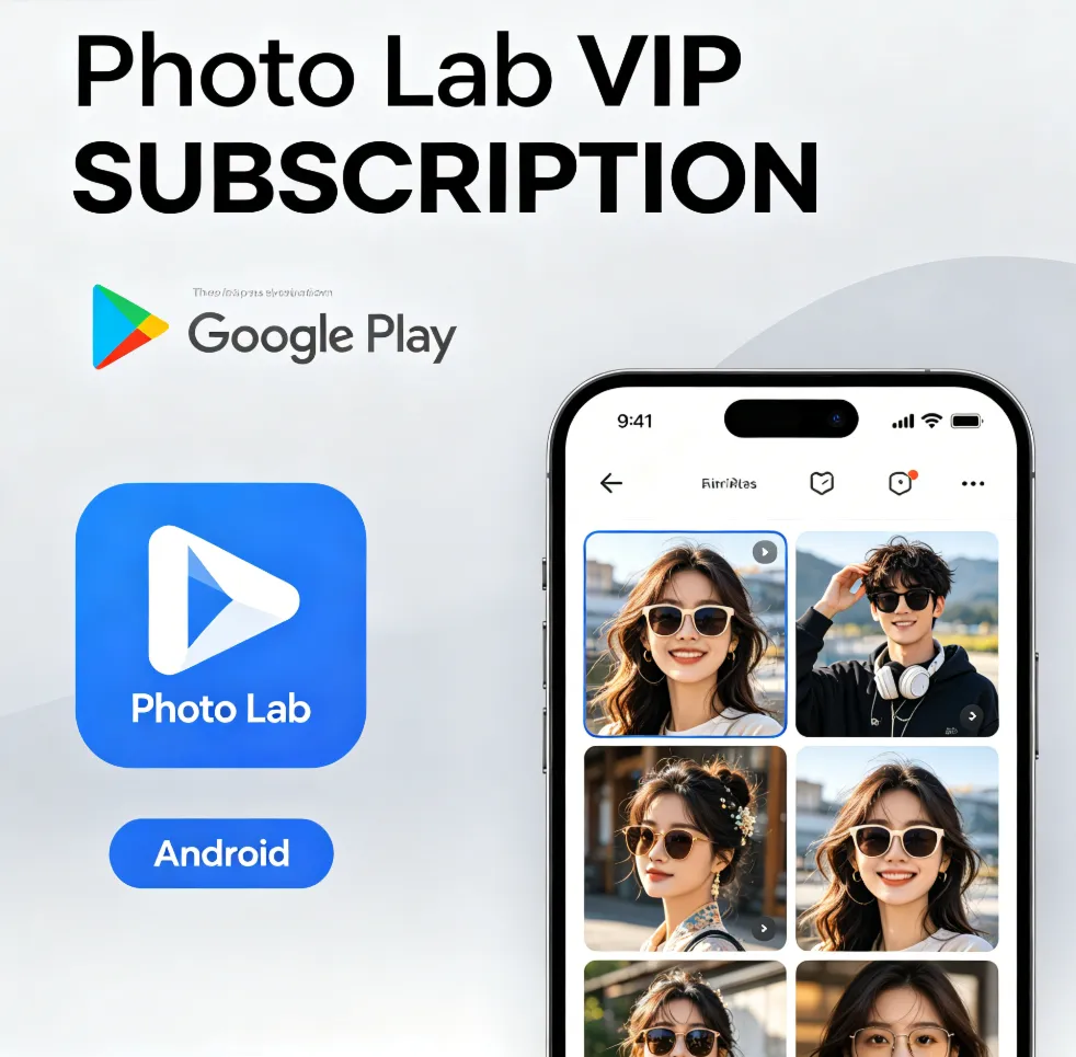 VIP-подписка на Photo Lab в Google Play для Android